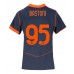 Inter Milan Alessandro Bastoni #95 Tredje matchtröja Dam 2025-26 Kortärmad Billigt